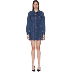 Helmut Lang Denim Femme trucker Dress sz L